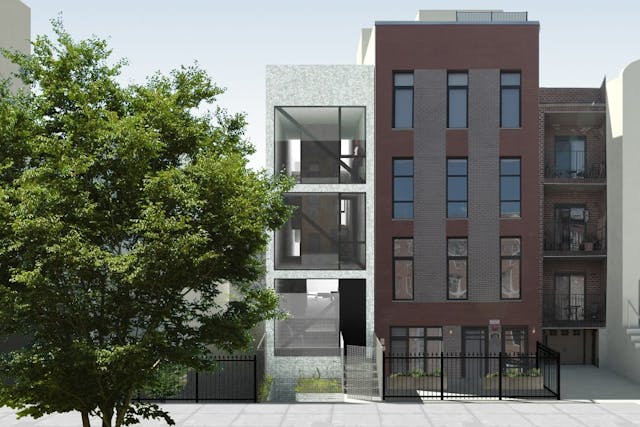 Only If Architecture's Brooklyn's Narrow House complete exterior view