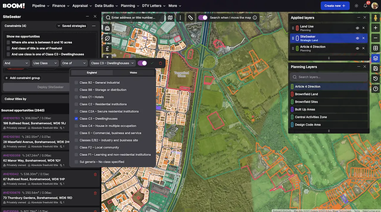 Permitted development rights for UK developers